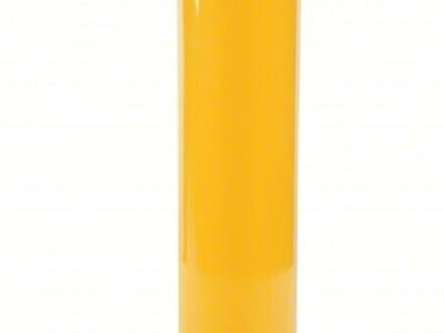 New Bollard Bolt-on 42in H by 8 1/2 in Dia Carbon Steel Yellow Barrier