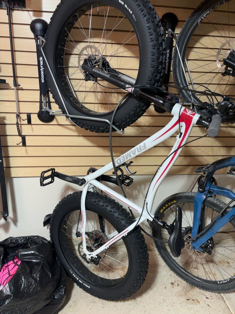 Framed Wolftrax Fat Bike, Upgraded, Large