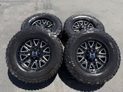 New Hostile H126 Maniac 8x170 LT295/65r20 BFG KO3 Ford F250 F350 Superduty Powerstroke wheels and tires 8 lug F 350 F 250 Black