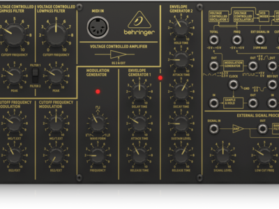 Behringer K2 semi-modular synthesizer NEW