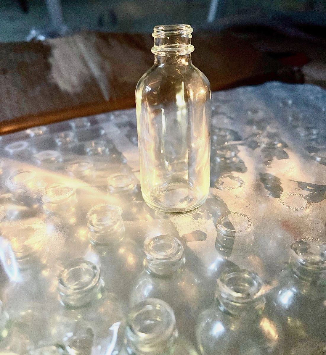 Unbranded Clear Glass Bottles - 2oz Capacity - Bulk Lot Available