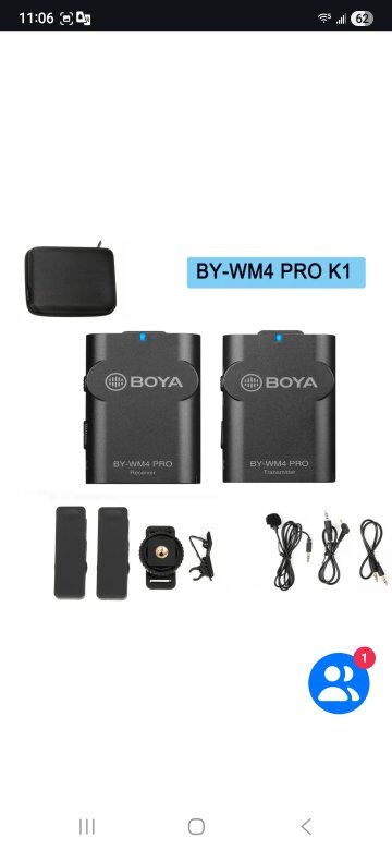 Boya BY-WM4 Pro Wireless Microphone System