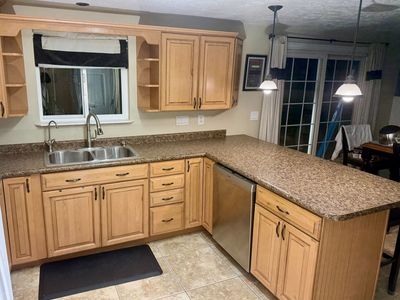 Kitchen Cabinets, Countertop, & Sink