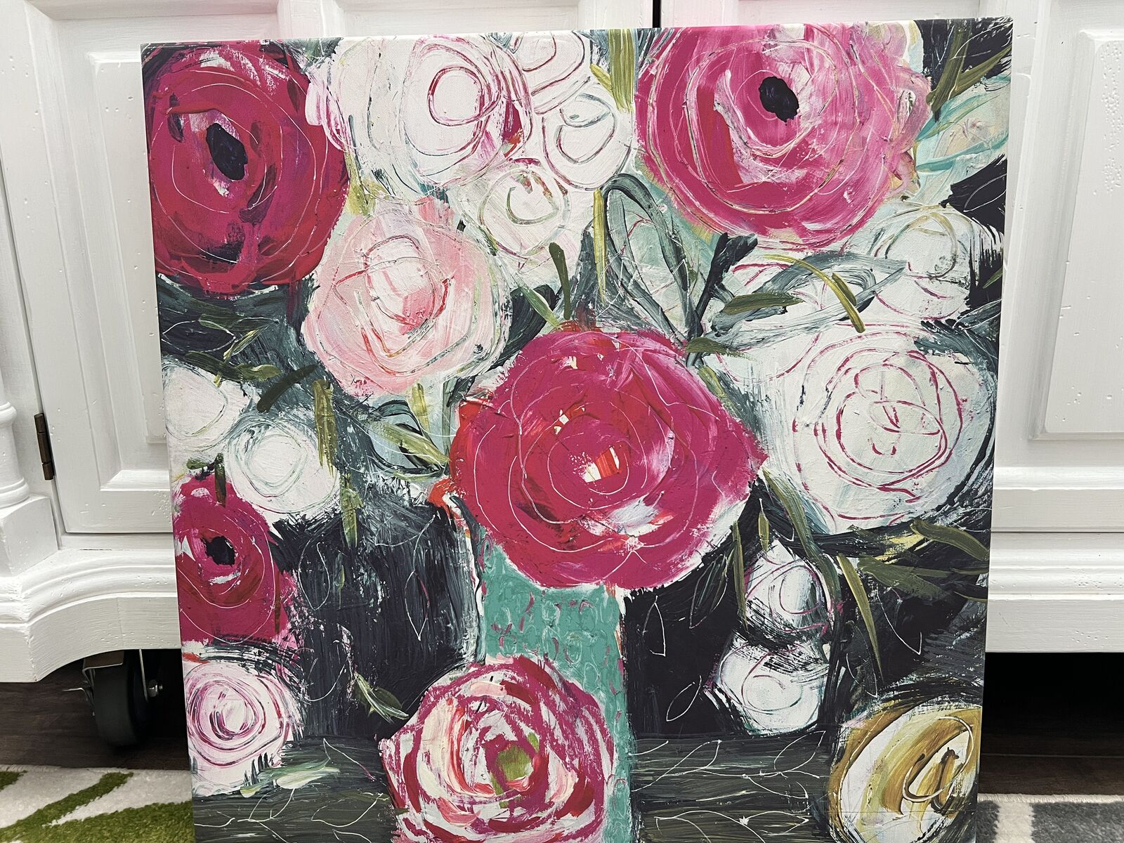 Bright Flowers Canvas Art