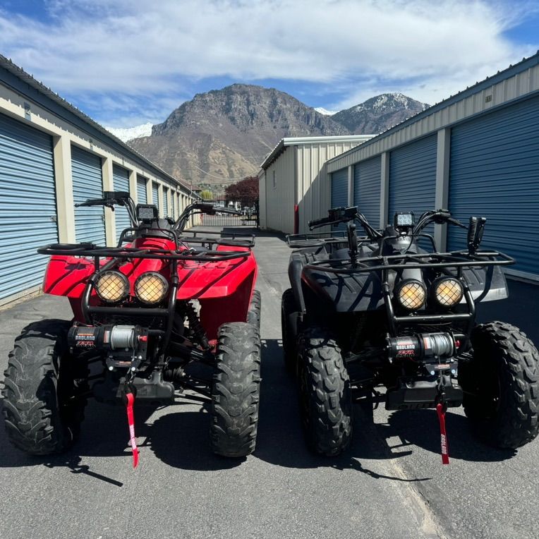 2 Yamaha Wolverine 350 4x4 Winch