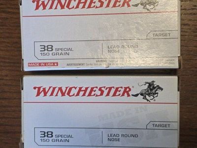 Winchester 38 Special 150 gr Ammo Brand New