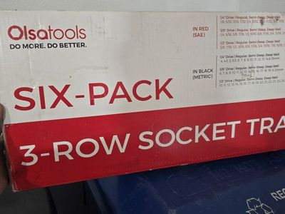 Socket Tray Holder 6 pack 3 row