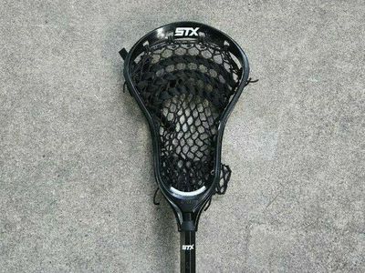 40.5" STX Stallion 6000 Black Attack/Midfield Lacrosse Stick