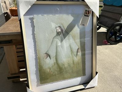 Framed Kate Lee Artwork - "The Christ"