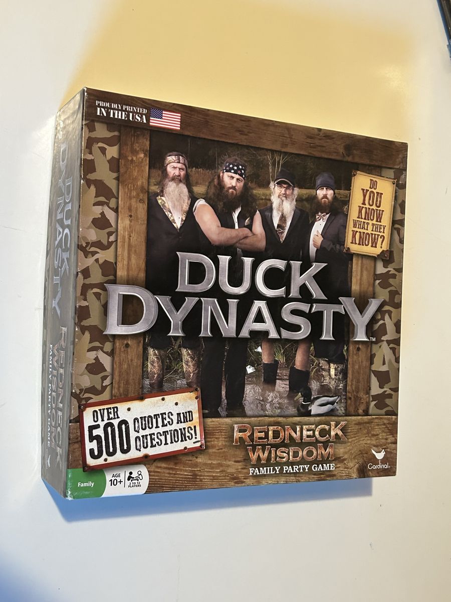 Duck Dynasty Redneck Wisdom Family Party Game Ages 10+ Cardinal Trivia Board Game