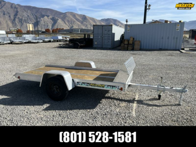 Aluma 4x10 5010 Tilt Aluminum Snowmobile Trailer