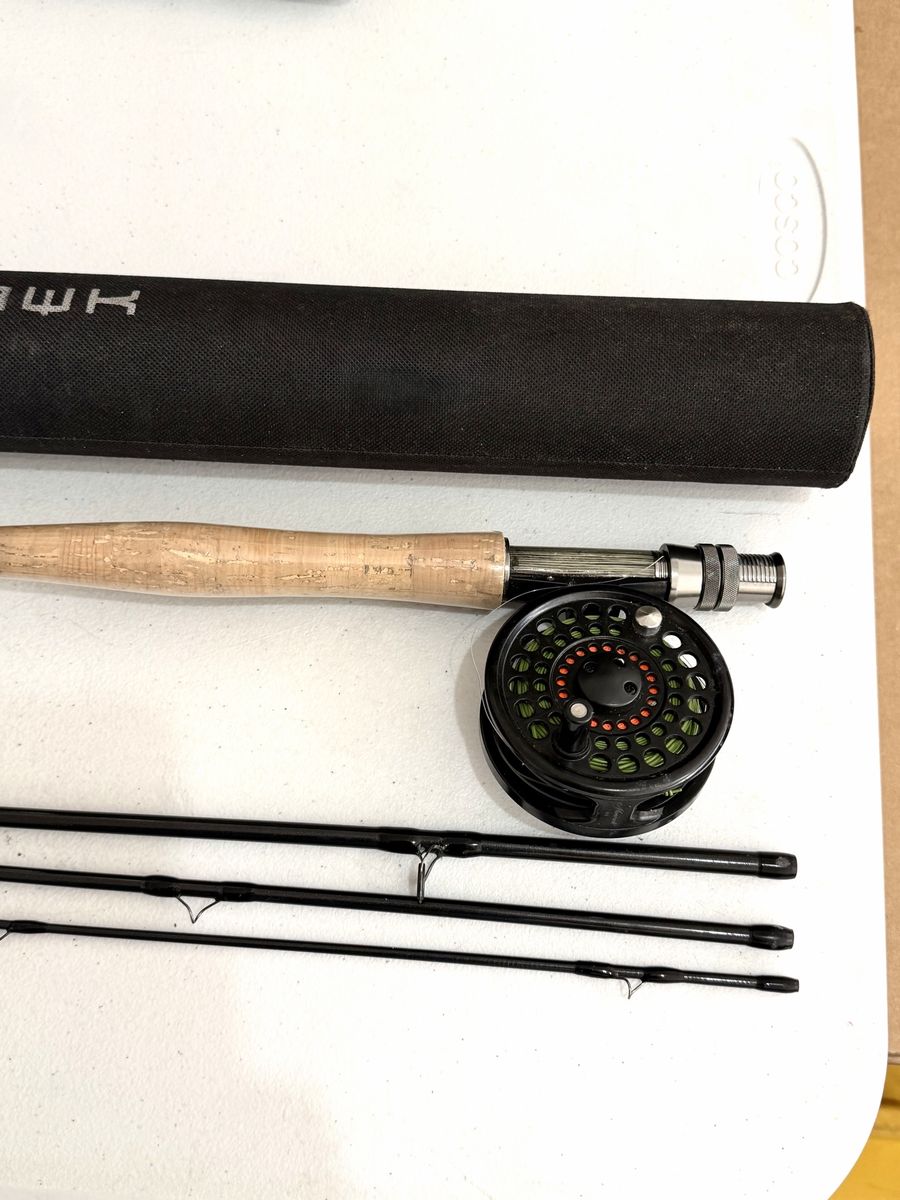 Fenwick Nighthawk Fly Fishing Rod & Reel Combo with Case