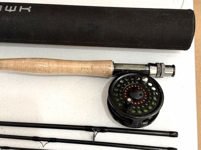 Fenwick Nighthawk Fly Fishing Rod & Reel Combo with Case