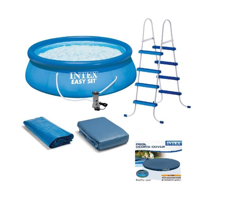 NEW! Pool – Intex 15’ x 48” Easy Set Swimming Pool Kit w/1000 GPH Filter Pump