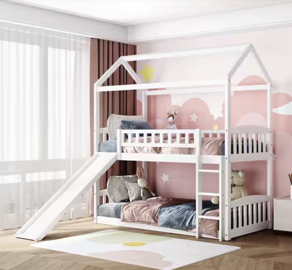 Bunk bed with slide