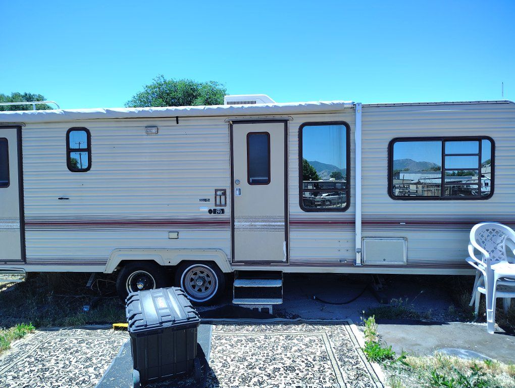 Travel Trailer RV - Older Model, Good Condition, Ready for Adventures