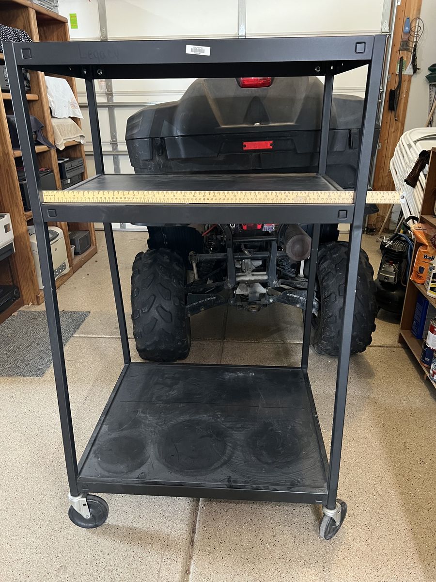 Heavy Duty Wheeled Metal Cart