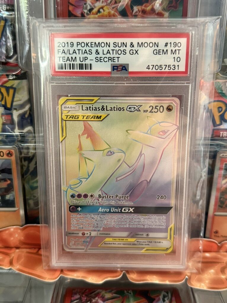 Pokemon Cards - Latias & Latios Gx - PSA 10