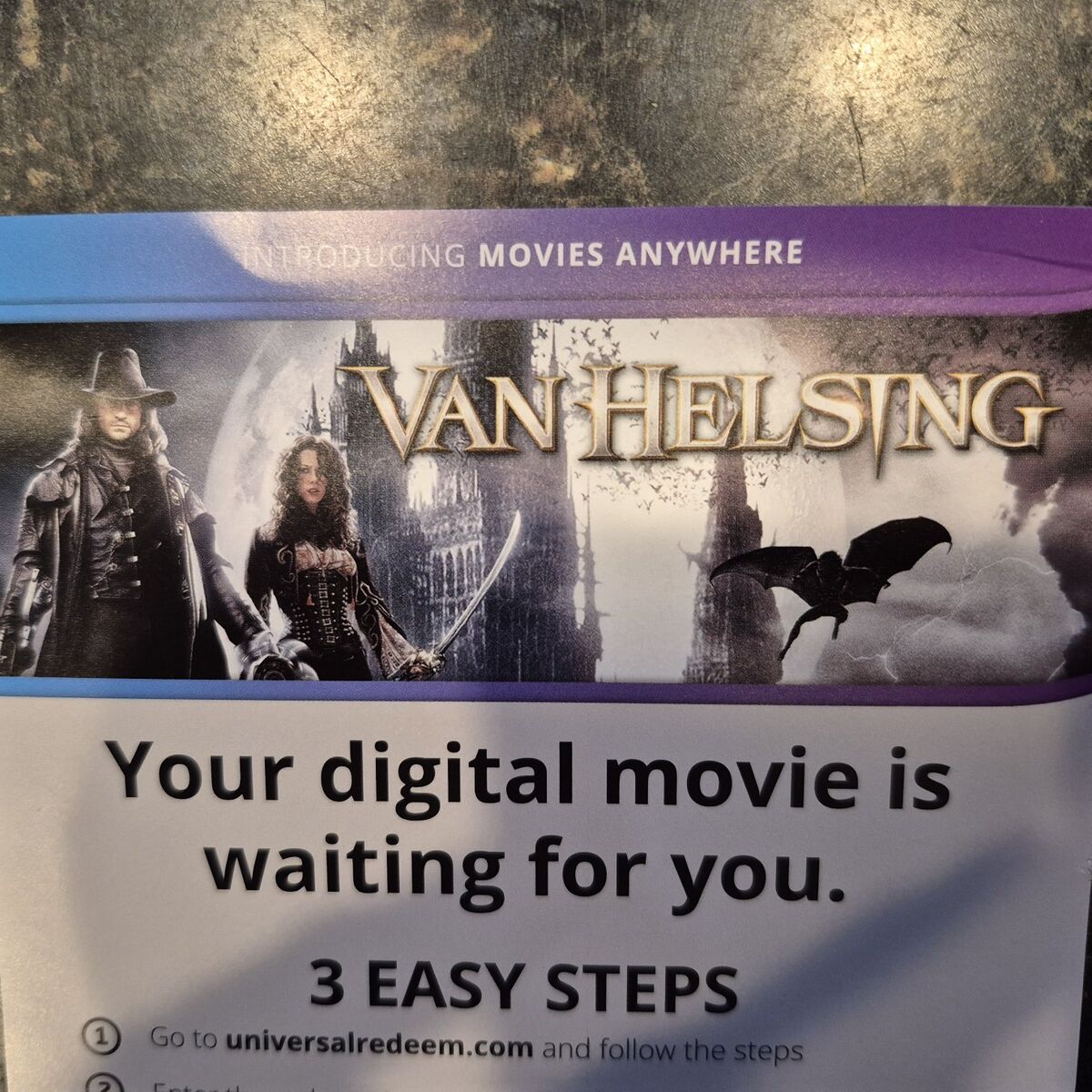 Van Helsing Digital Copy $3