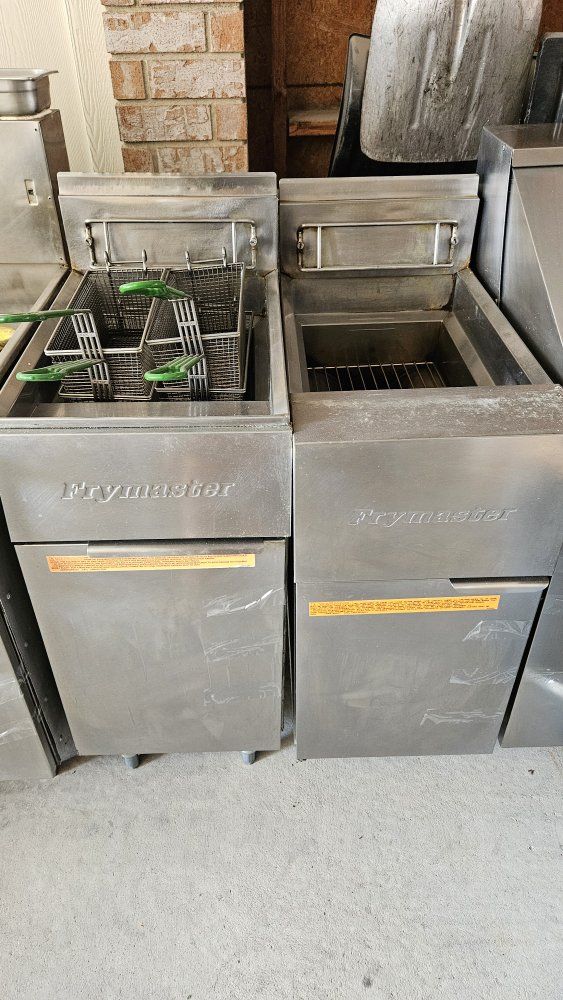 Frymaster Commercial Stainless Steel Deep Fryer Dual Vats with Baskets