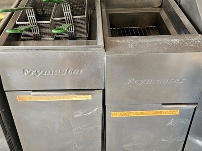 Frymaster Commercial Stainless Steel Deep Fryer Dual Vats with Baskets