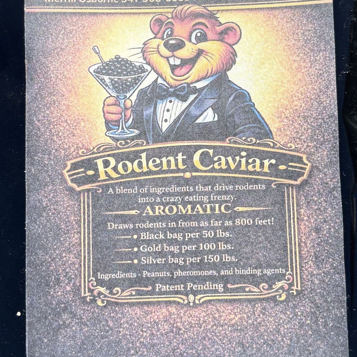 Gopher And Rodent Pheromone Killer Blend