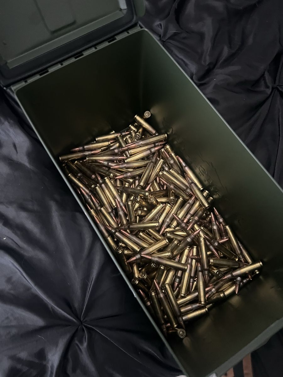 300 rounds of Winchester M193 5.56 55GR M193 FMJ-BT Ammo Can - Bulk Ammunition