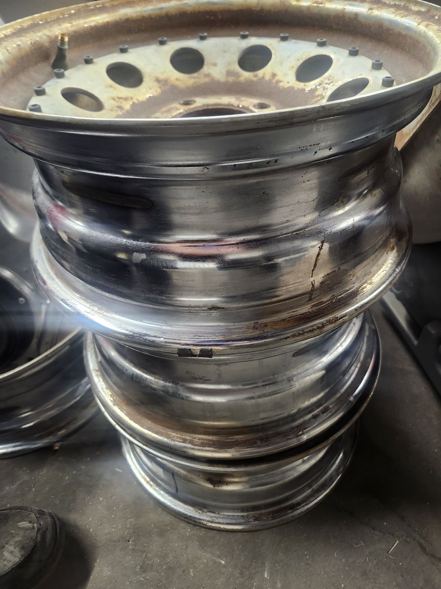 14" 4lug steel wheel