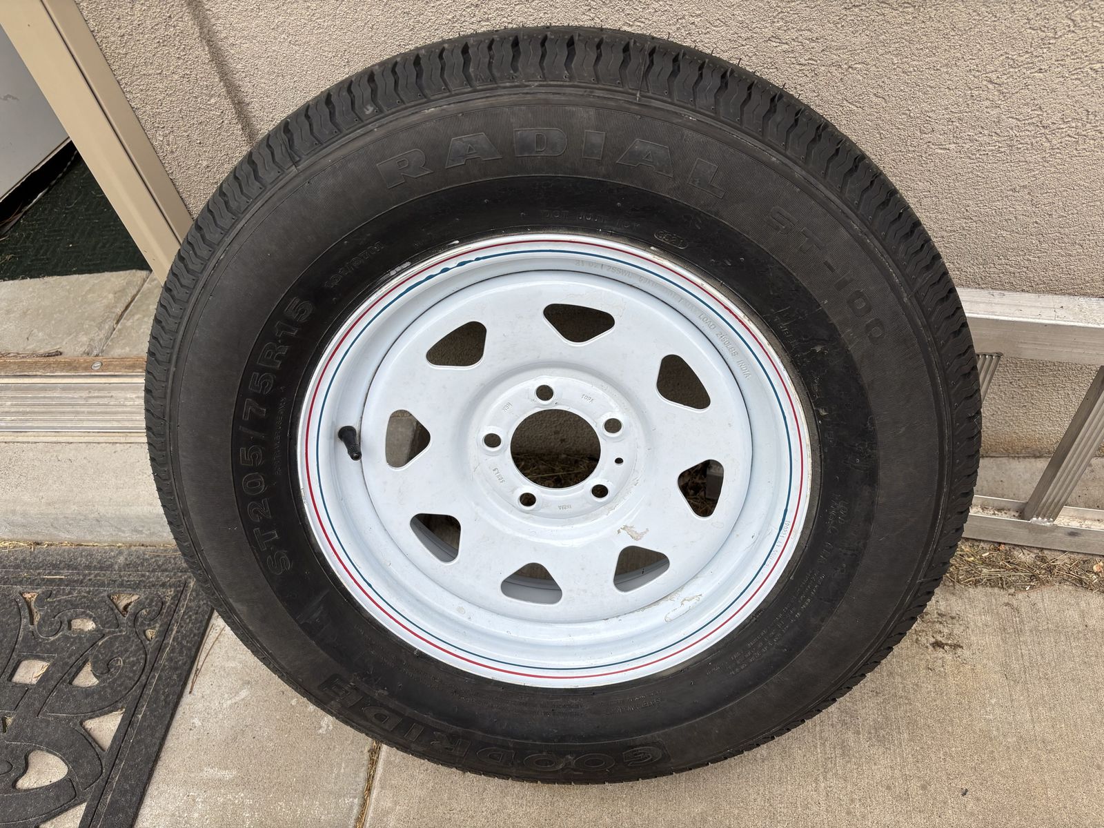15” trailer spare tire