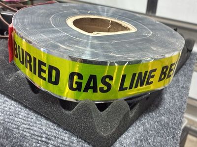 Metal Detectable Buried Gas Line Locator Tape