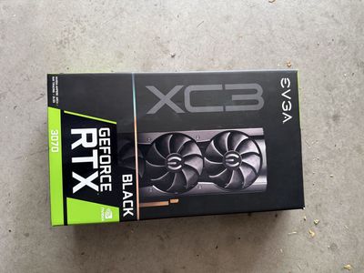 EVGA GeForce RTX 3070 XC3 Black Graphics Card - Next-Gen Gaming Performance