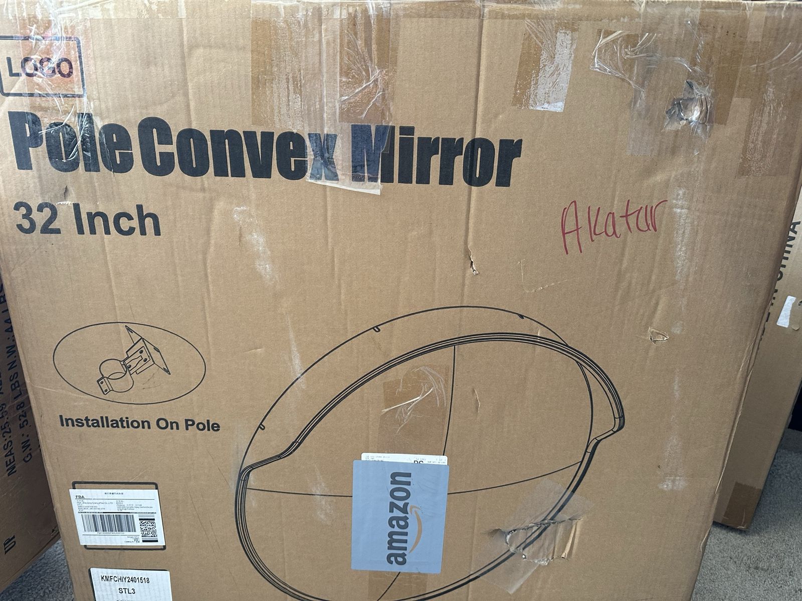 Convex Mirror 32” new in box