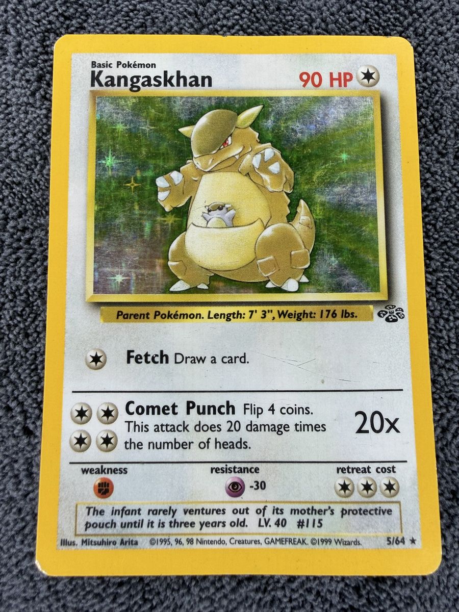 Kangaskhan 5/64 Holo Jungle WOTC Pokémon Card MP