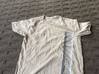Calvin Klein Jeans Men's Light Beige Graphic Tee Shirt