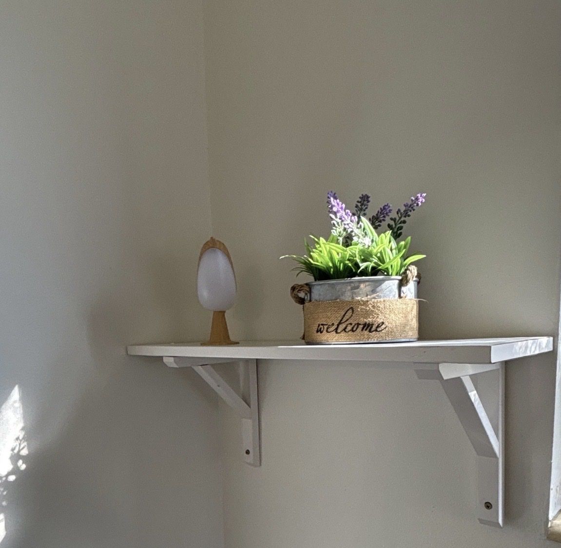White IKEA Wall Shelf