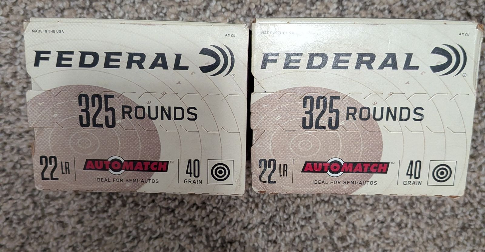 Federal AutoMatch .22lr 325 packs