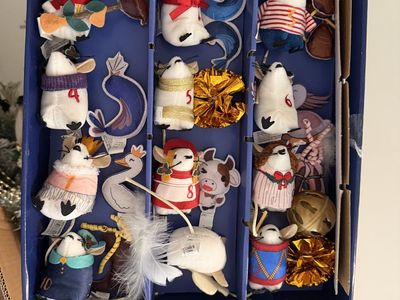 Various Christmas Ornaments