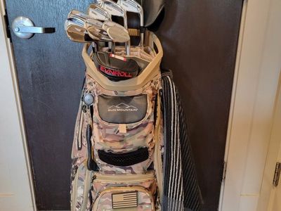 Ping G430 MAX, Ping 425, TaylorMade P760, Titleist Vokey, Takoma, EvnRoll, Sun Mountain