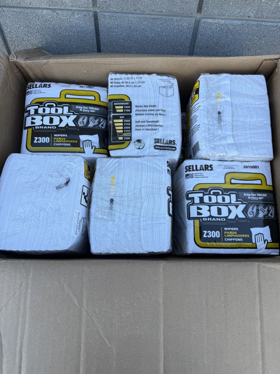 Tool Box Brand Z300 Wipers - Case Of 12