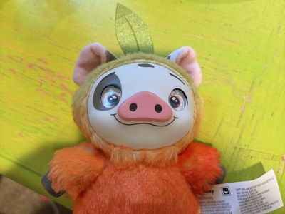 Disney Moana Pua Plush Keychain Happy Haul Just Play 2026 Small Stuffed Animal Clip-On
