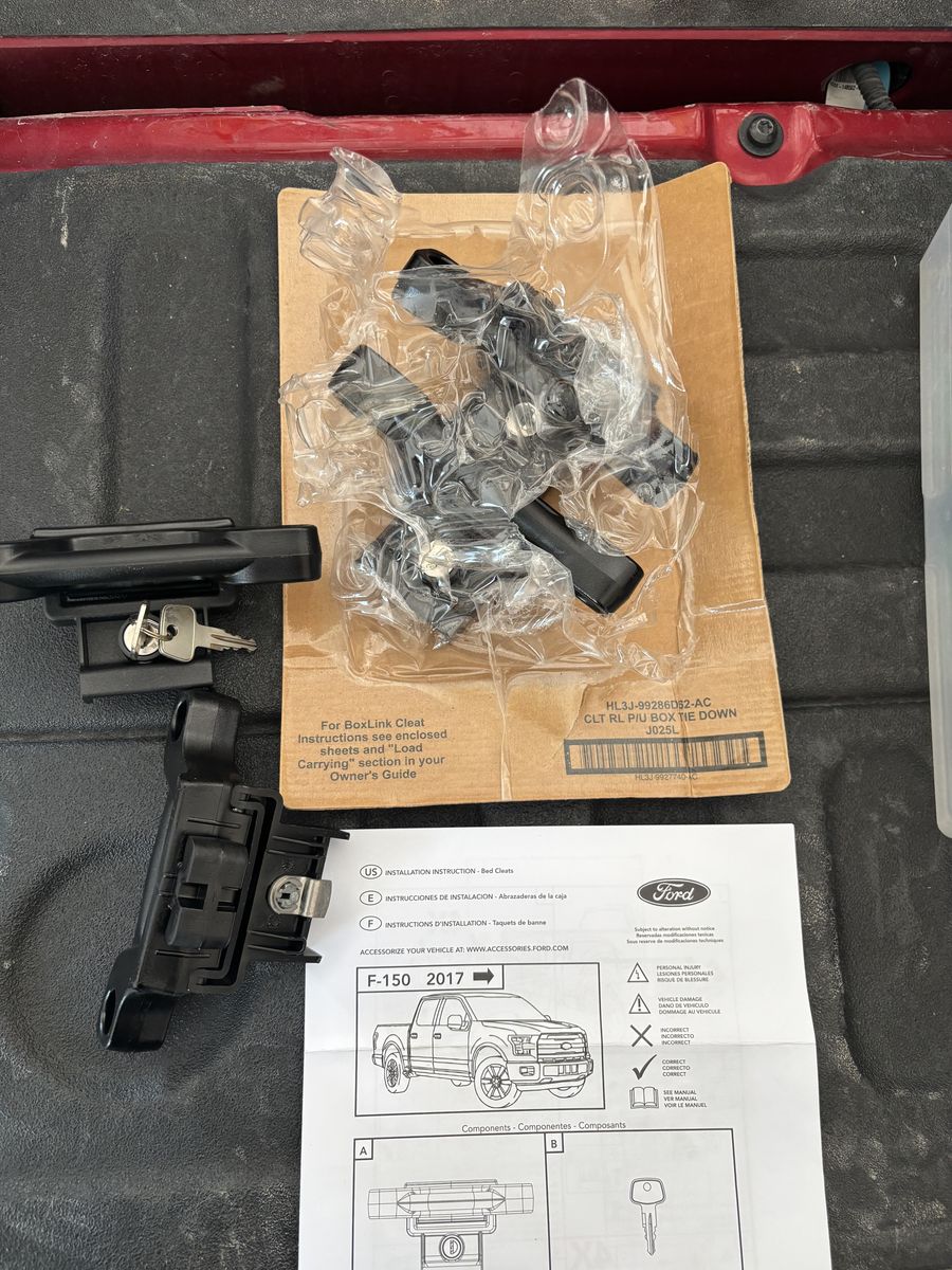 2017 Ford F150 Tie Downs