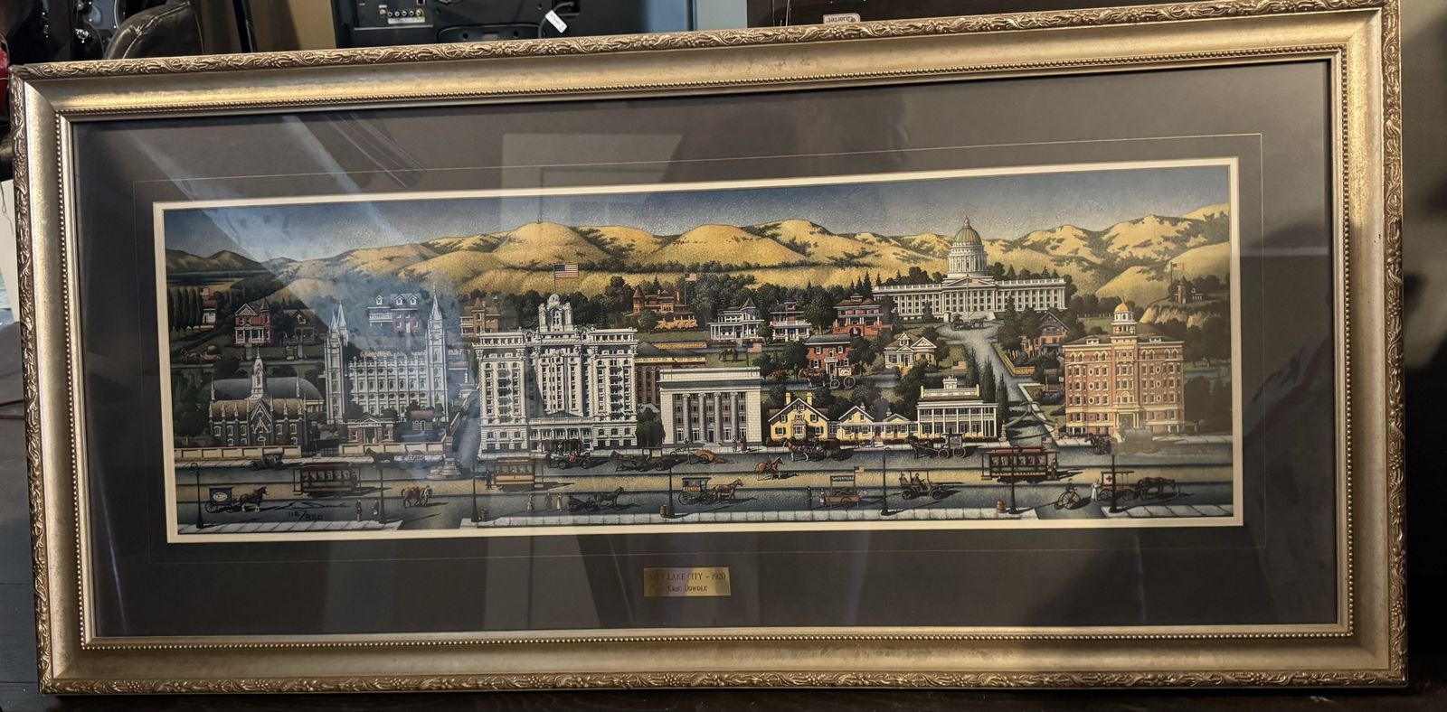 Eric Dowdle 'Salt Lake City 1920' Framed Artwork