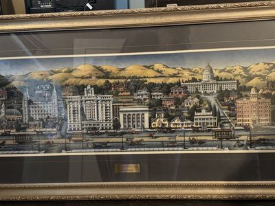 Eric Dowdle 'Salt Lake City 1920' Framed Artwork