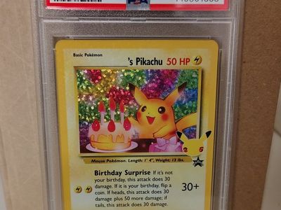 Pokémon Celebrations Birthday Pikachu PSA9 Pokemon