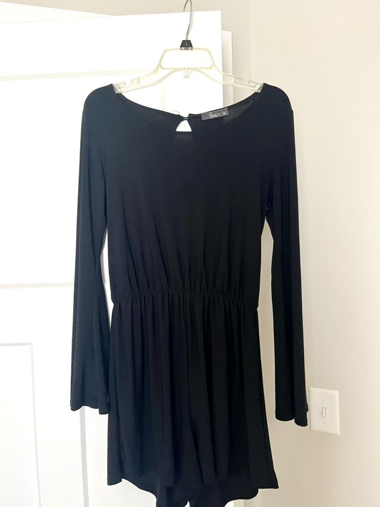 Women's Black Romper