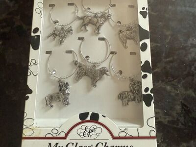 Dog Wine Glass Charms
