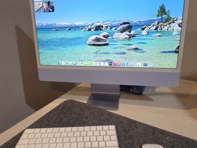2024 Apple iMac 24-inch M4 10-core 24GB RAM 500GB SSD Blue mac24