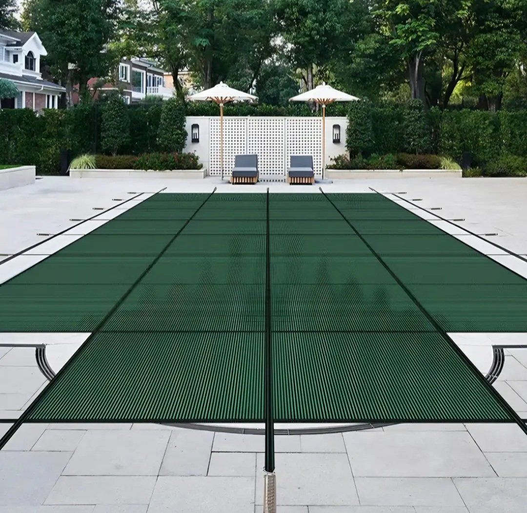 Pool Safety Cover for Inground Pools, Heavy-Duty W