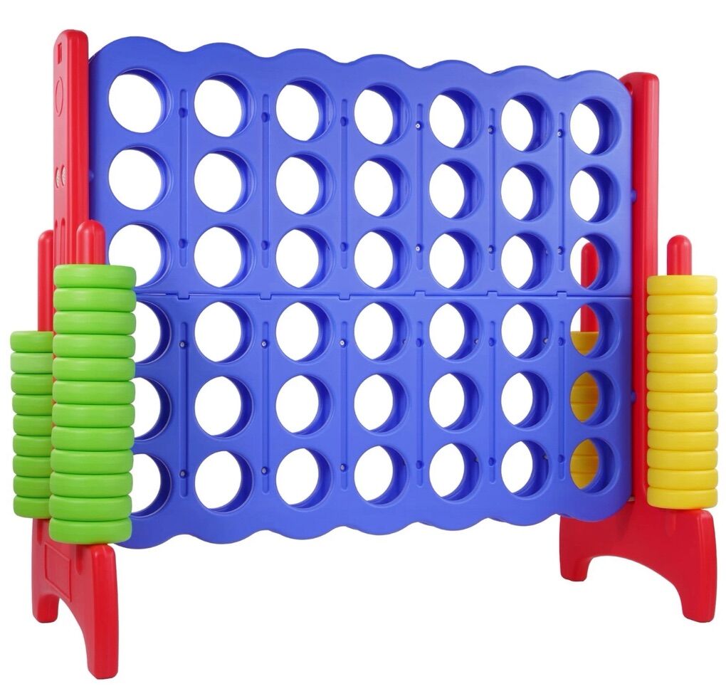 Giant 4-to-Score Game Set, 4-in-A-Row Jumbo NEW