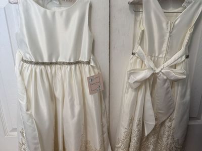 White girl toddler dresses - identical, both size 5